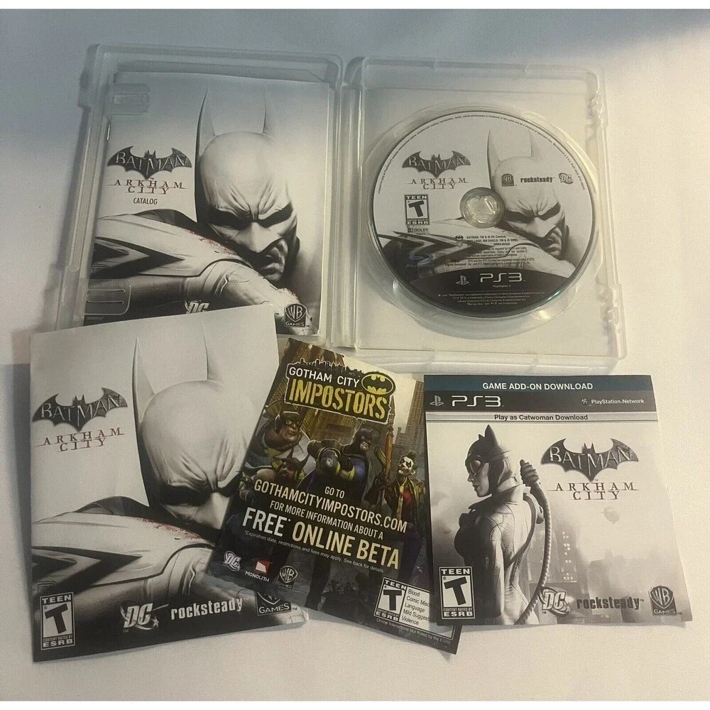 Batman: Arkham City - Sony PlayStation 3 PS3 - Complete with Manual - Tested
